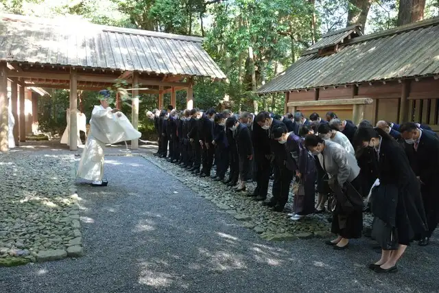 伊雑宮調献式の様子