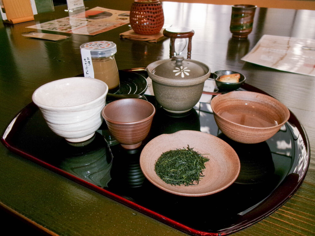 当店の一番高級ラインの茶寿(ちやず)とほうじ茶プリン