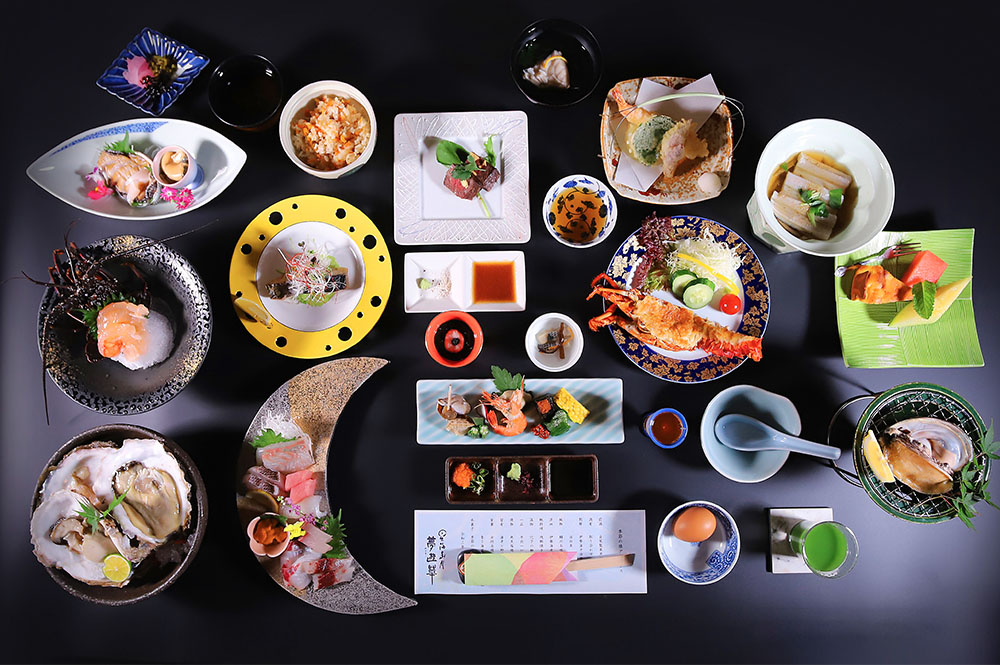 旅館夢遊華の夕食