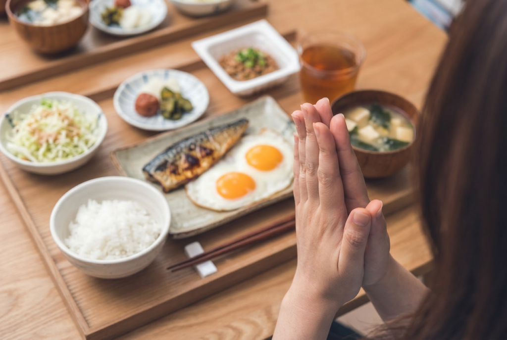 朝食の風景